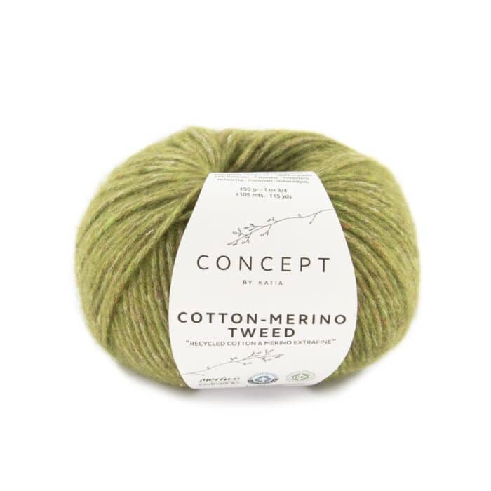 Filato di Cotone Katia COTTON MERINO TWEED