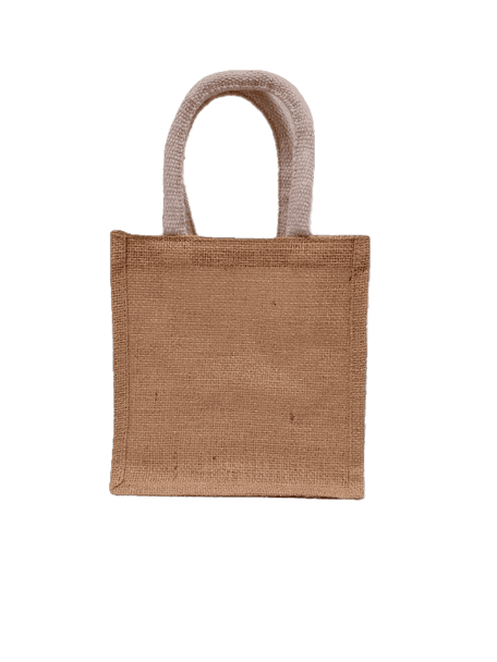 BORSA Juta Con Manici In BAMBOO 